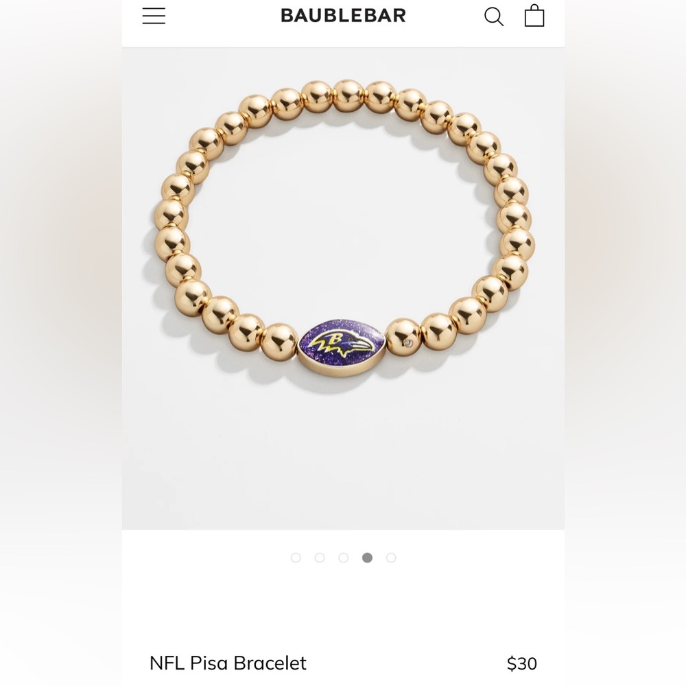 Baltimore Ravens BaubleBar NFL Pisa Bracelet